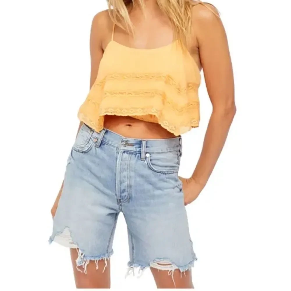 Free people home again crop cami